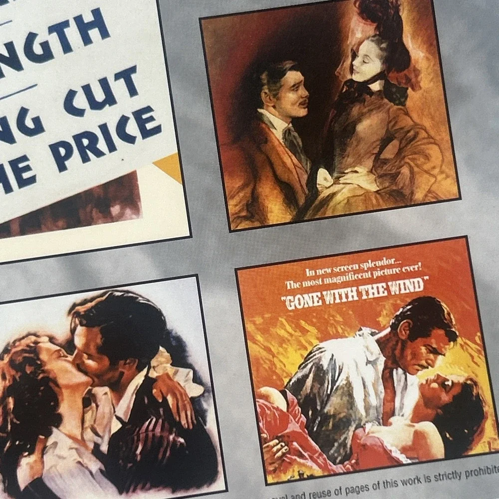 Gone With The Wind 16 Month 2008 Calendar Scarlett O'Hara & Rhett Butler